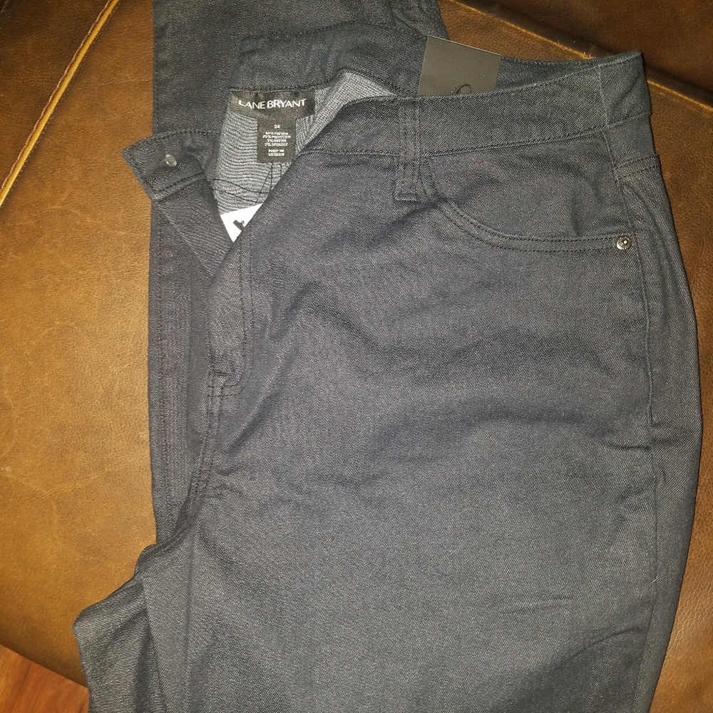 Lane Bryant dark wash jegging